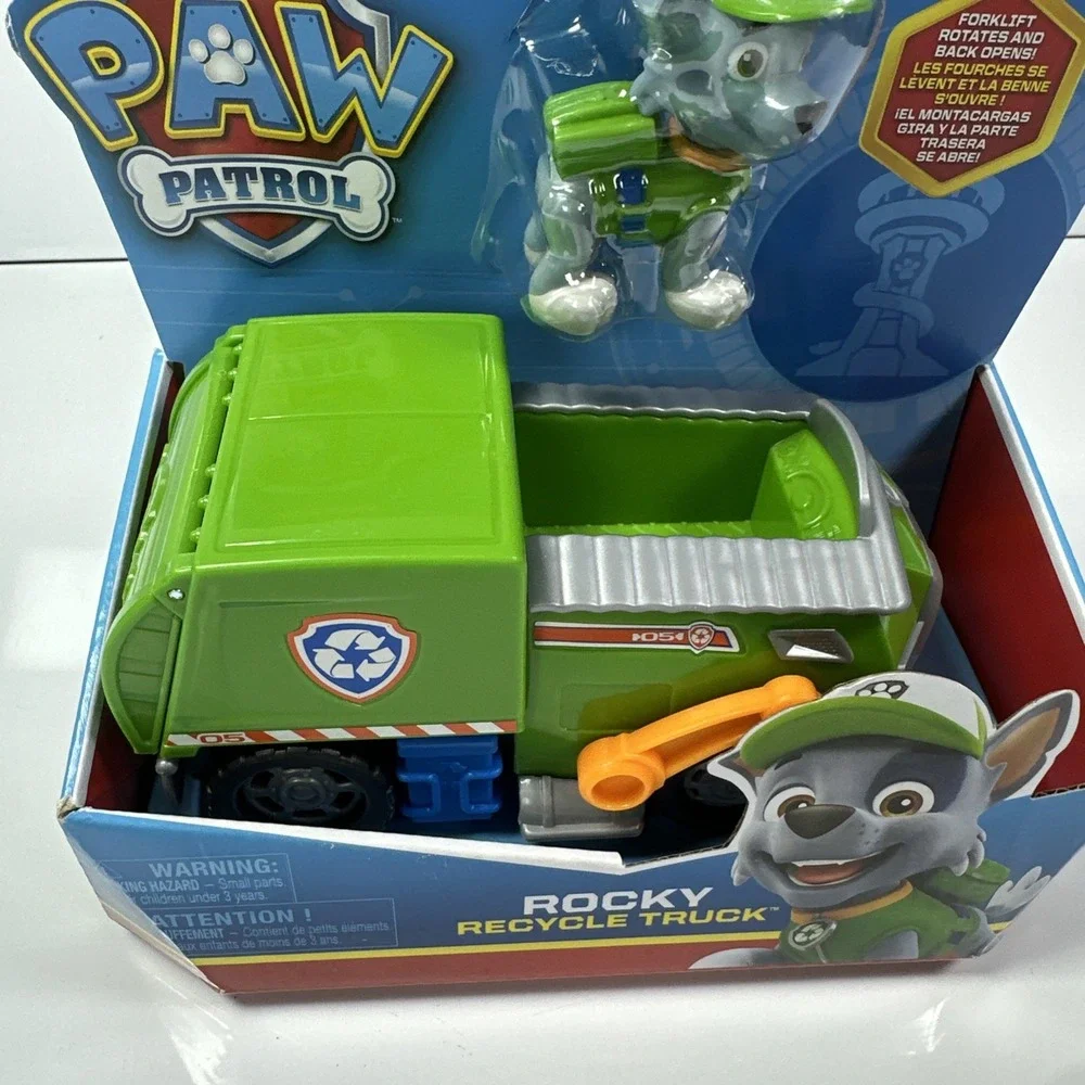 Paw Patrol Rocky Figure with Recycle Truck New - Picture 2 of 6